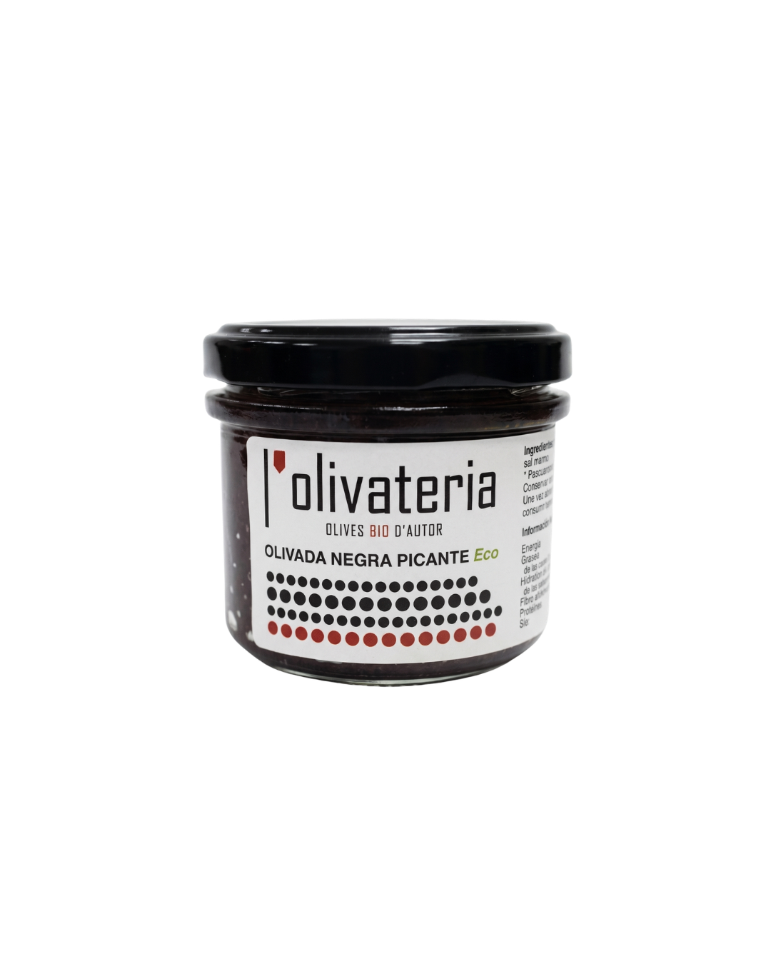 Bote olivada negra picante
