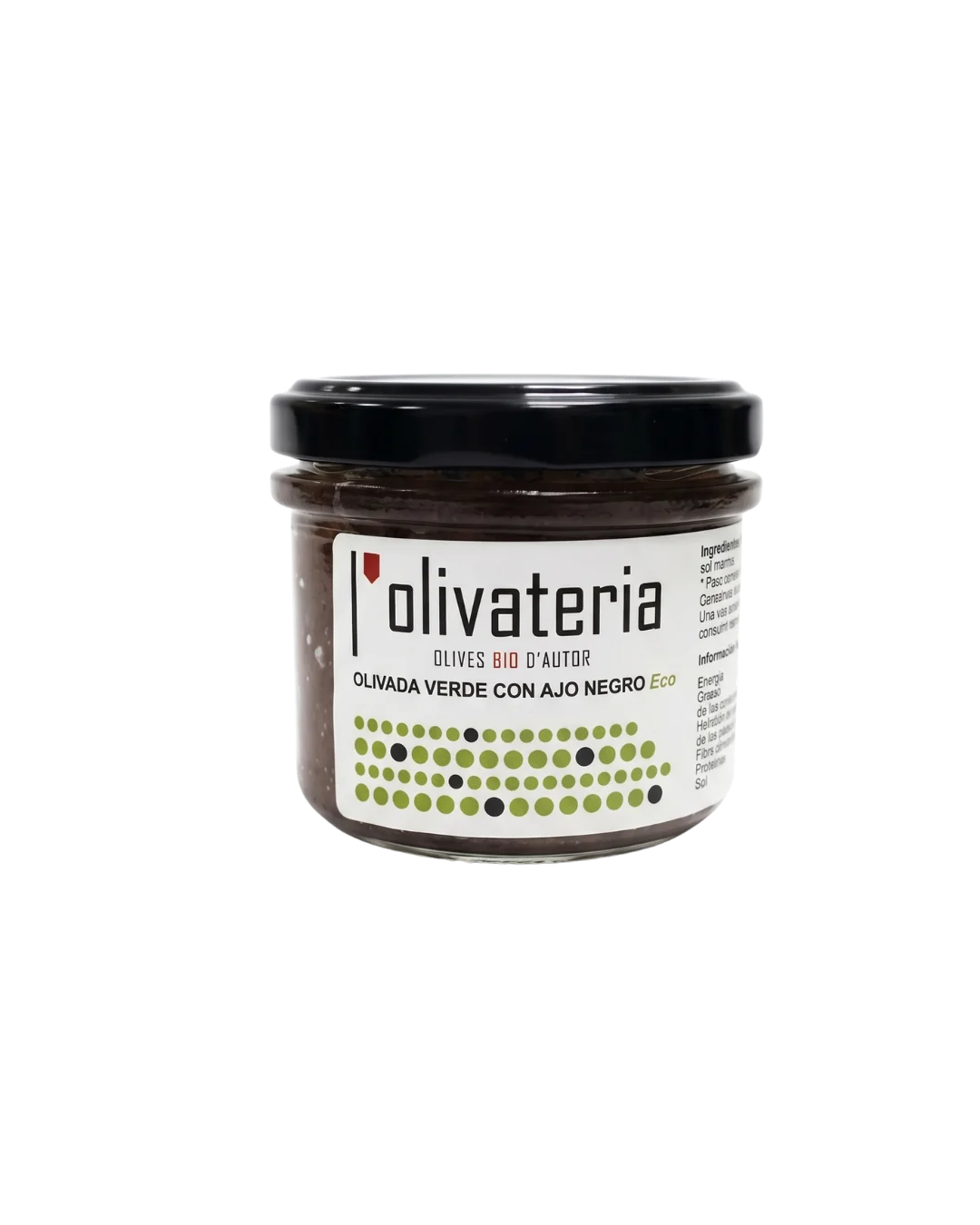 Olivada aceitunas ajo negro