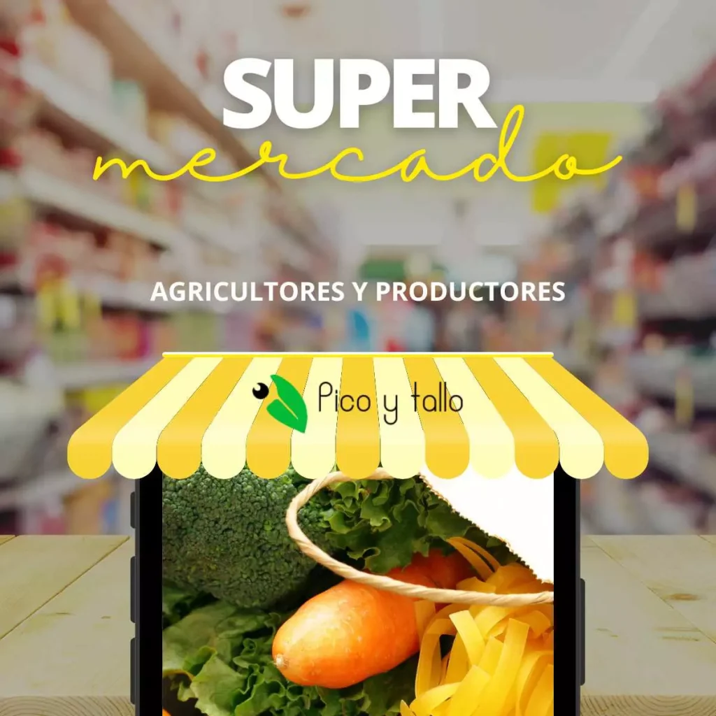 Supermercado productos directamente del agricultor