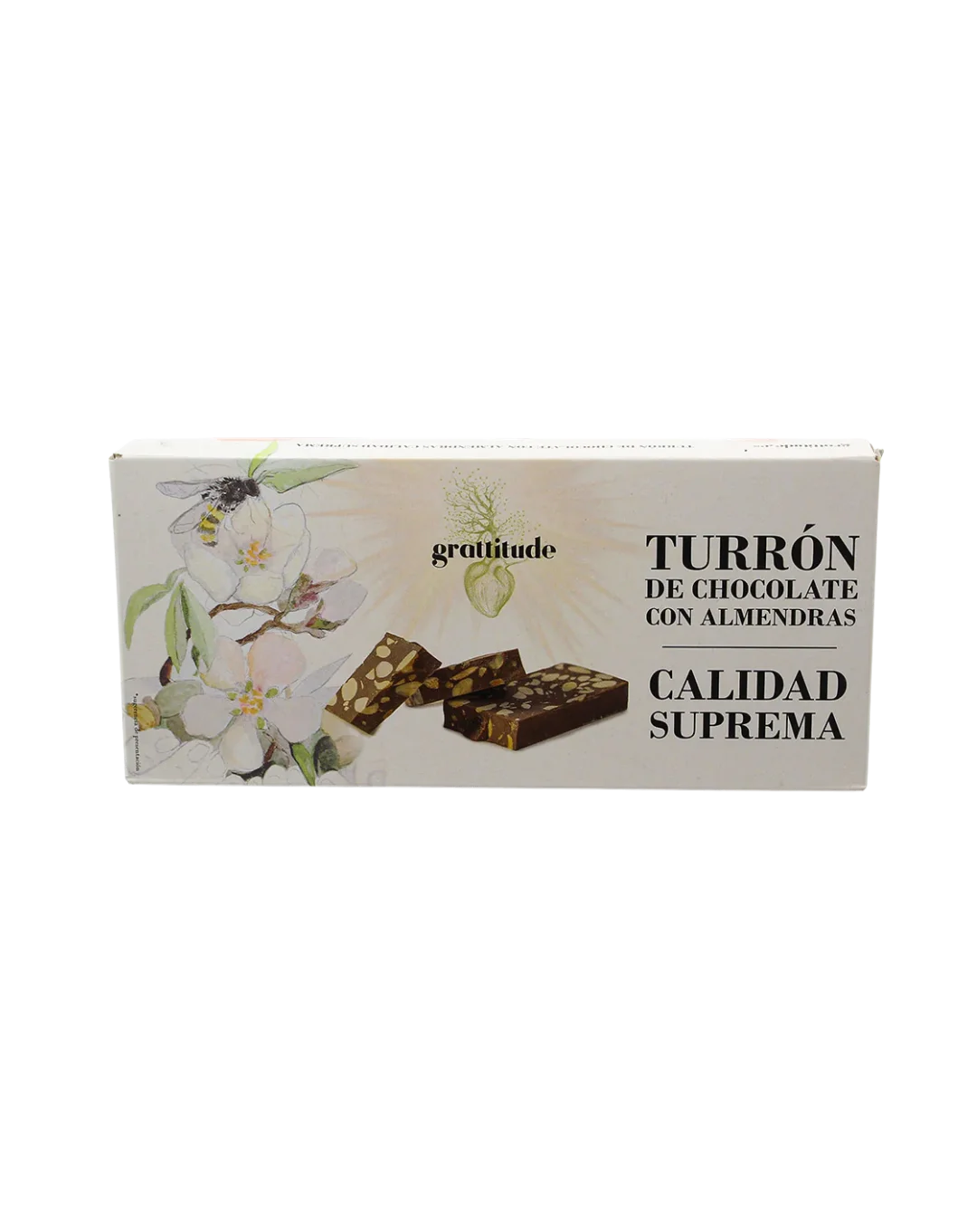 Turrón chocolate y almendras