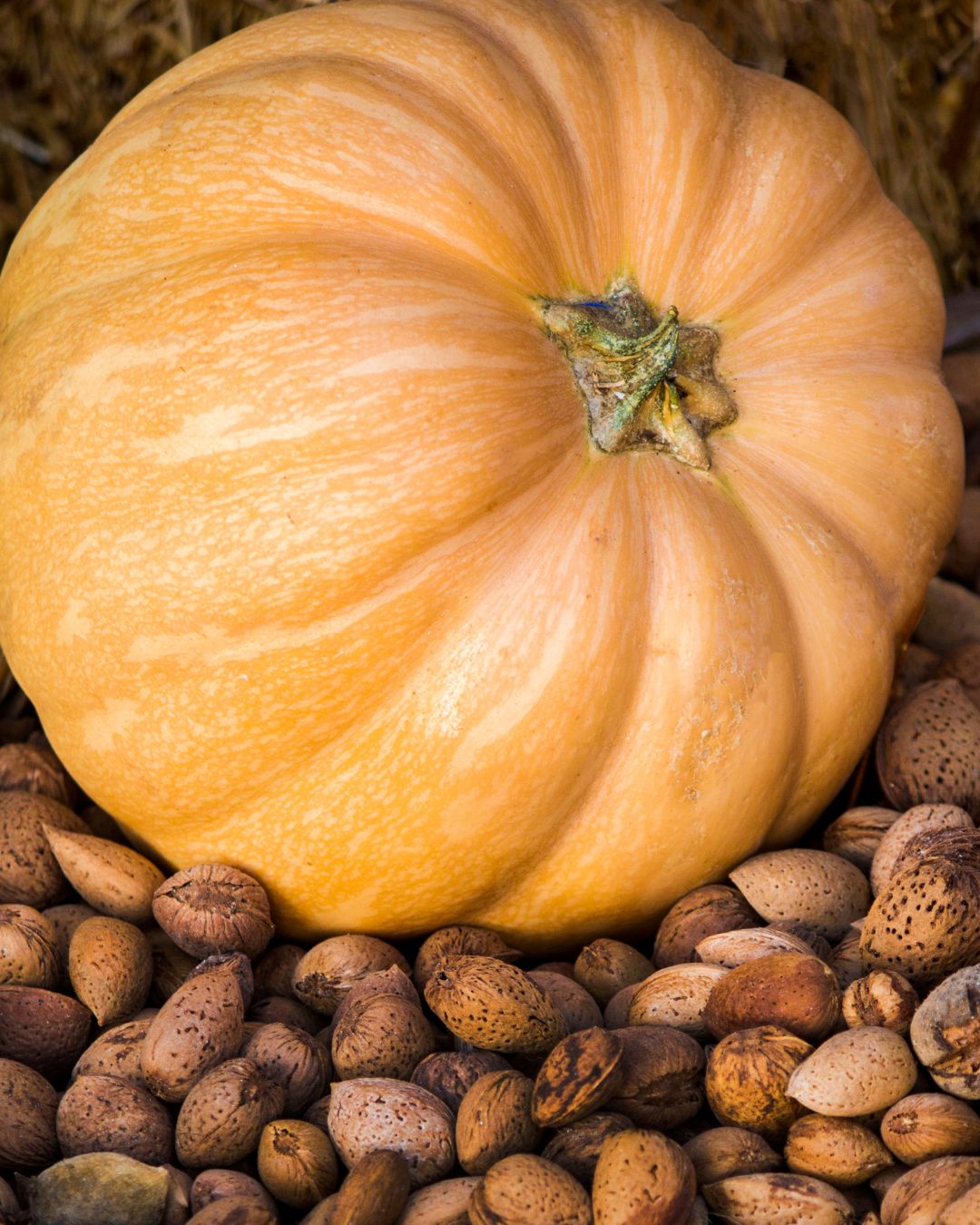 calabaza y almendras