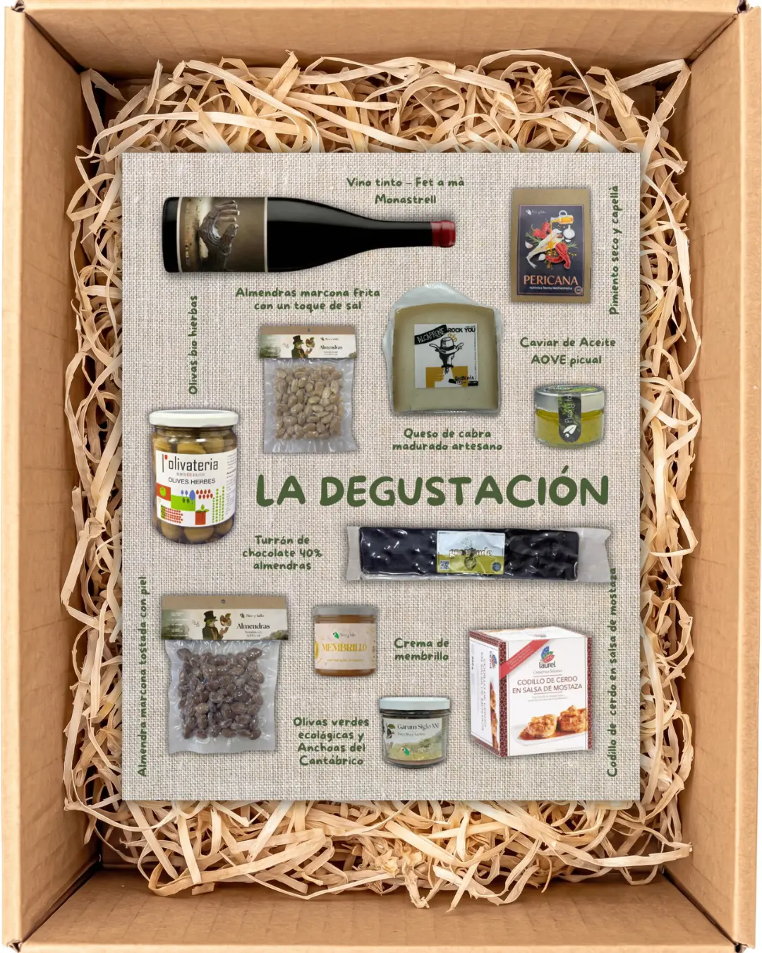 Caja gourmet La degustación